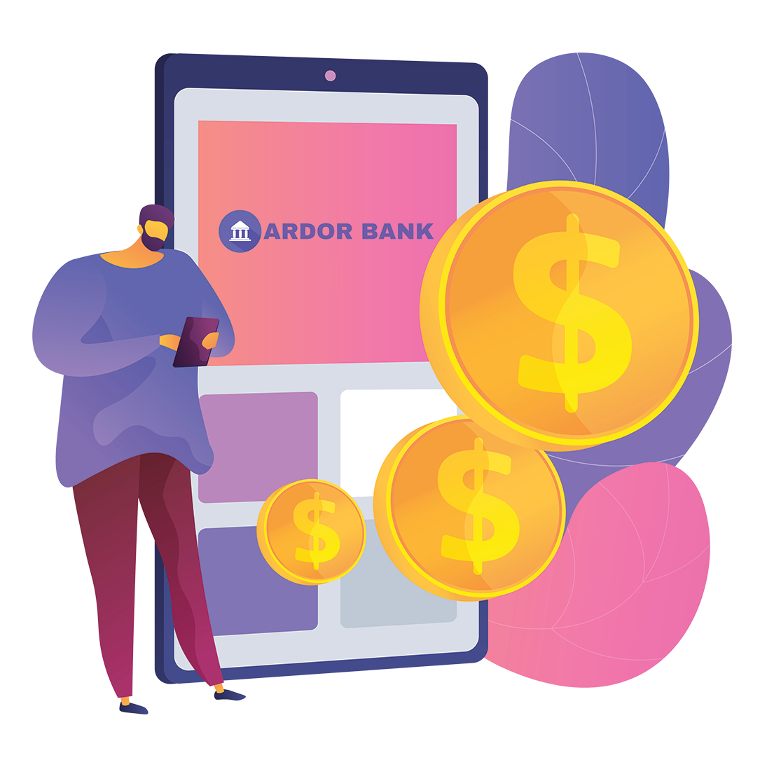 Ardor Bank Dashboard Preview